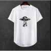 Erkek Ön Baskili T-shirt Plus Model